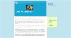 Desktop Screenshot of jensk9concierge.com